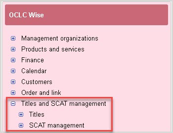 Titles and SCAT management